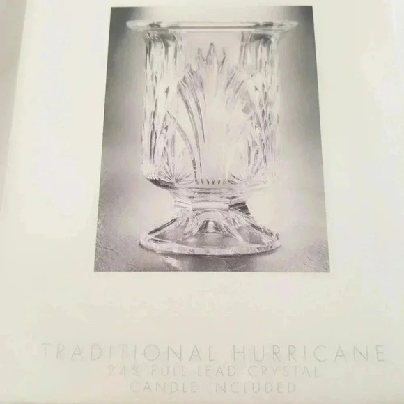 Royal limited Crystal traditional Hurricane candle included - Picture 4 of 4